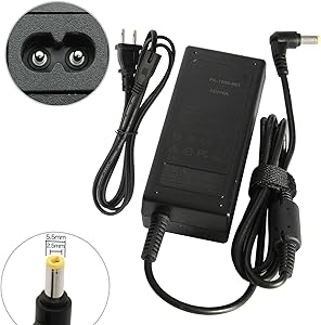 AC Doctor INC 12 Volt 5 Amp (60W 12V 5A) LCD Monitor Computer DC AC Adapter Charger Power Supply Cord 60W for Benq Hp Acer CTX Megavision Planar Sony Princeton Slimage
