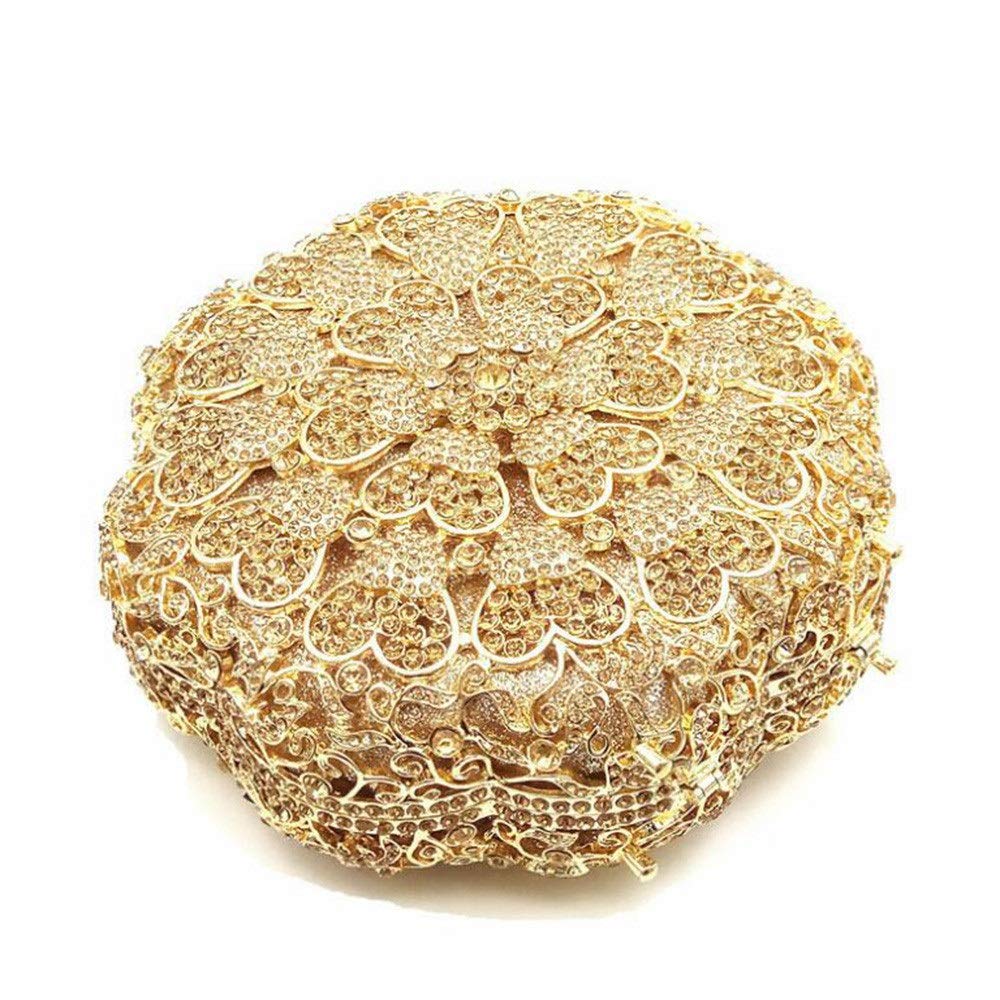 gold bridal clutch