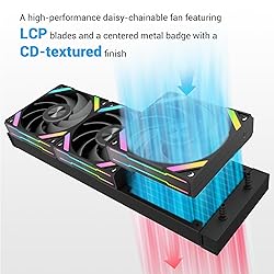 SAMA Q70 360mm AIO Liquid CPU Cooler with 2.8" IPS