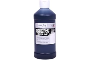 Handy Art Black Velvet Waterproof India Ink 16 ounce