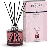 MAISON BERGER Joy Reed Diffuser, Dusty Rose, 180 ml, Agaves Garden | Prefilled Lacquered Glass Bouquet, 180 ml, 6 Nylon Sticks, Agaves Garden, Passive Diffusion, Made in France