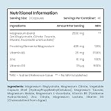 VitaBright Magnesium Glycinate Complex 2500mg 120 Caps ZMA Supplements view 7