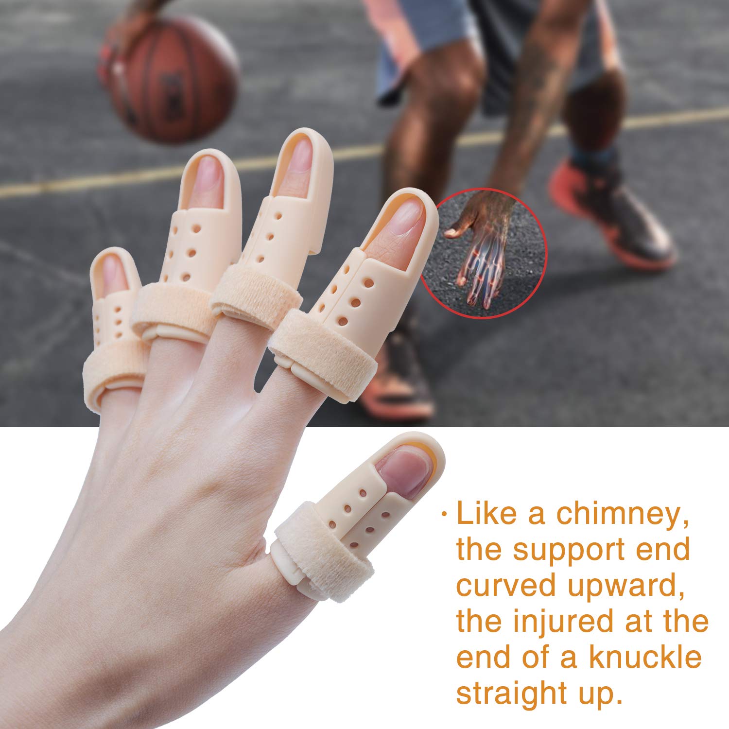 Finger Splint Brace, Mallet Finger Splints Pinky, Plastic Finger