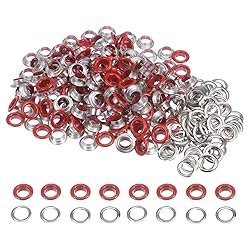 HARFINGTON 200 Set Color Round Grommets 8mm
