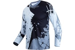 JPOJPO Kids Mountain Bike Shirts Child Cycling Jersey for Girls Boys Youth Long Sleeve Clothing MTB Bicycle Downhill BMX Tops