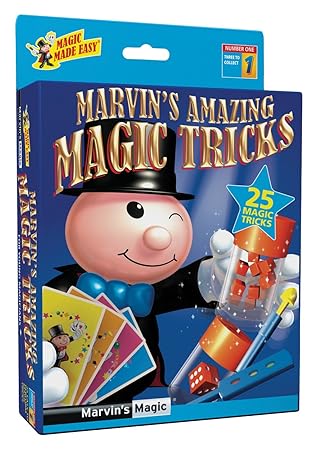 Marvin's Magic 54060 - Zauberkasten Marvin`s erstaunliche magische Tricks 1, Komplettset für 25 Zaubertricks, Zauber Set für 
