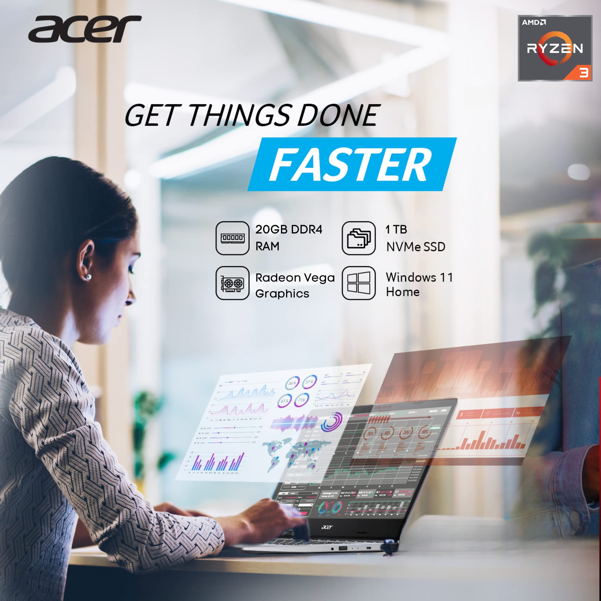 acer 2023 Aspire 5 Slim Laptop, 15.6