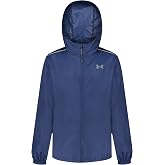 Under Armour Boys' Manataug Hooded Windbreaker Jacket | Windproof Construction for All-Weather Protection, Water-Repellent Finish to Stay Dry