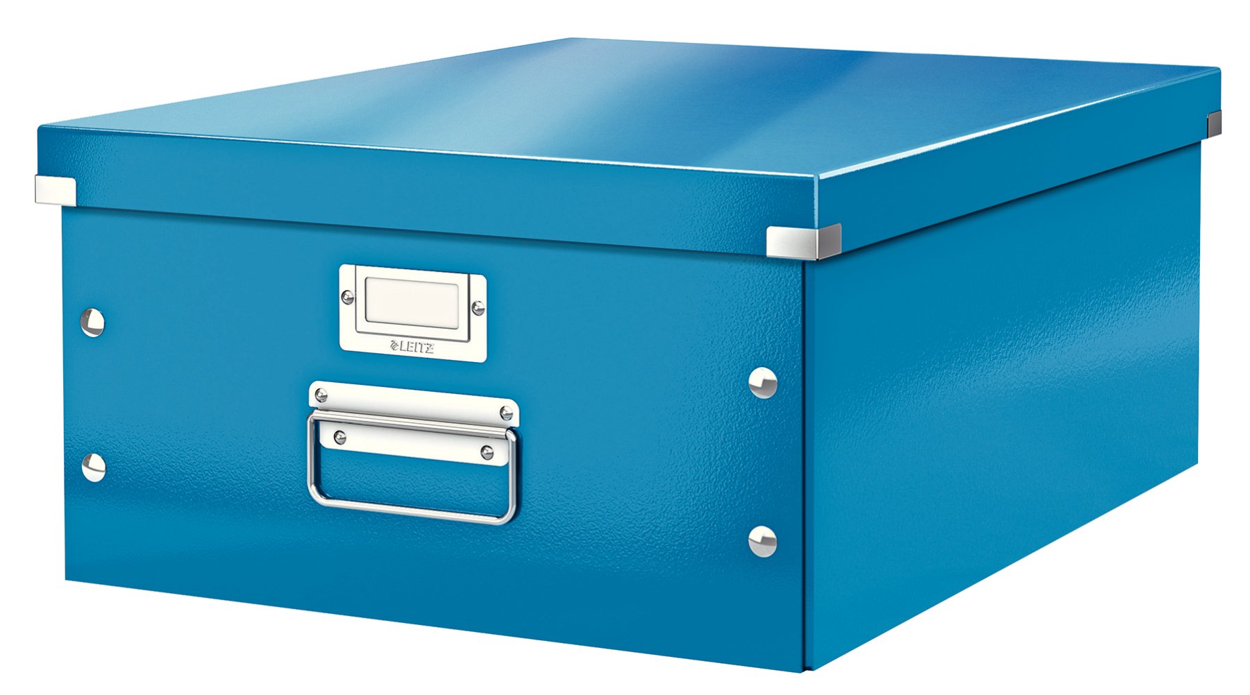 Leitz , Large storage and transport box, blue, with lid, for A3, Click & Store, 60454036