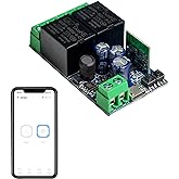Ewelink WiFi Wireless Smart Relay Module USB DC 5v/12v/24v/48v 2 Channel Switch for Garage Door, Rolling Shutter Door, Electr