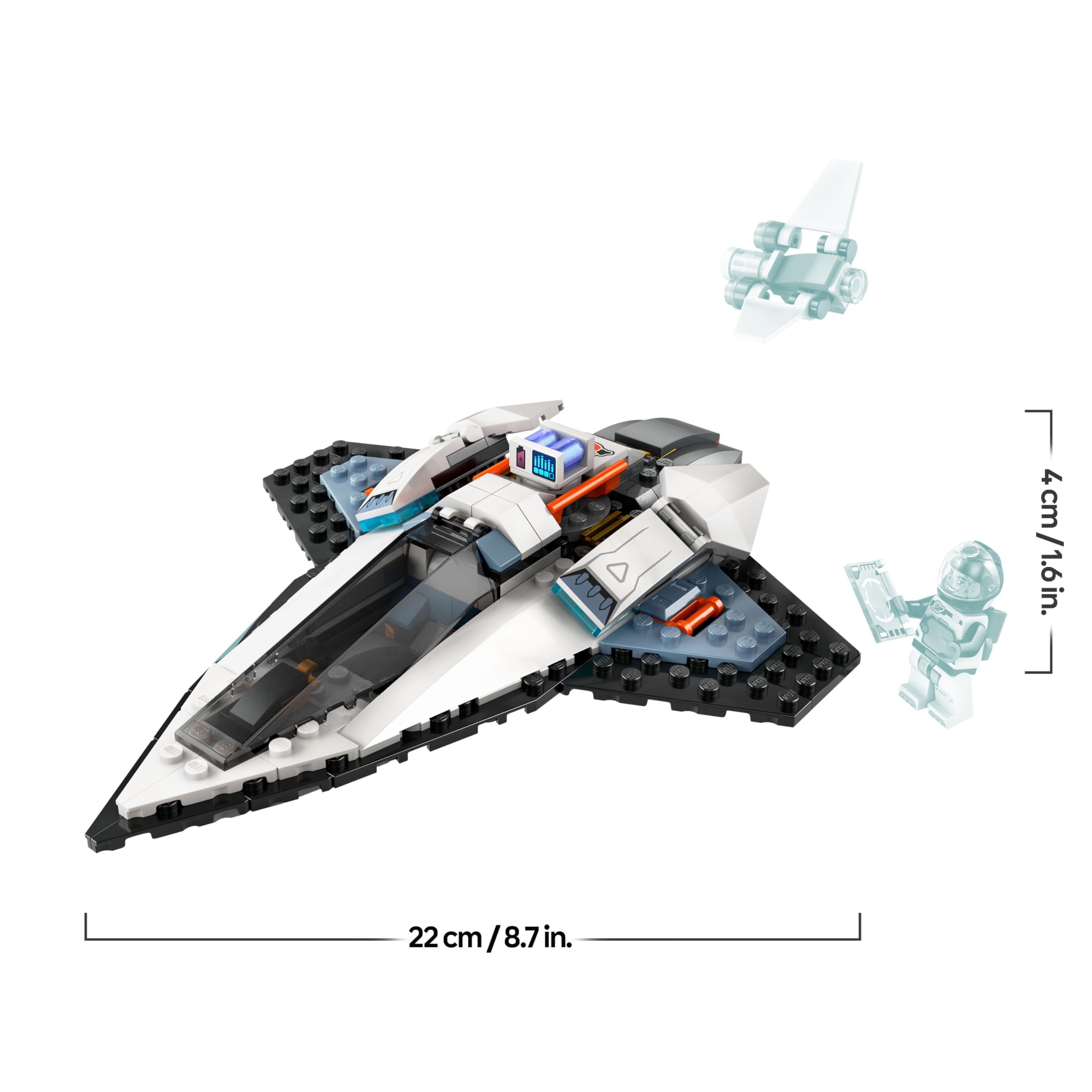 LEGO City Raumschiff, Weltraum-Spielzeug mit Space Shuttle für Kinder zum Bauen, Jungen und Mädchen ab 6 Jahren, Set mit Astronaut-Figur 60430 9