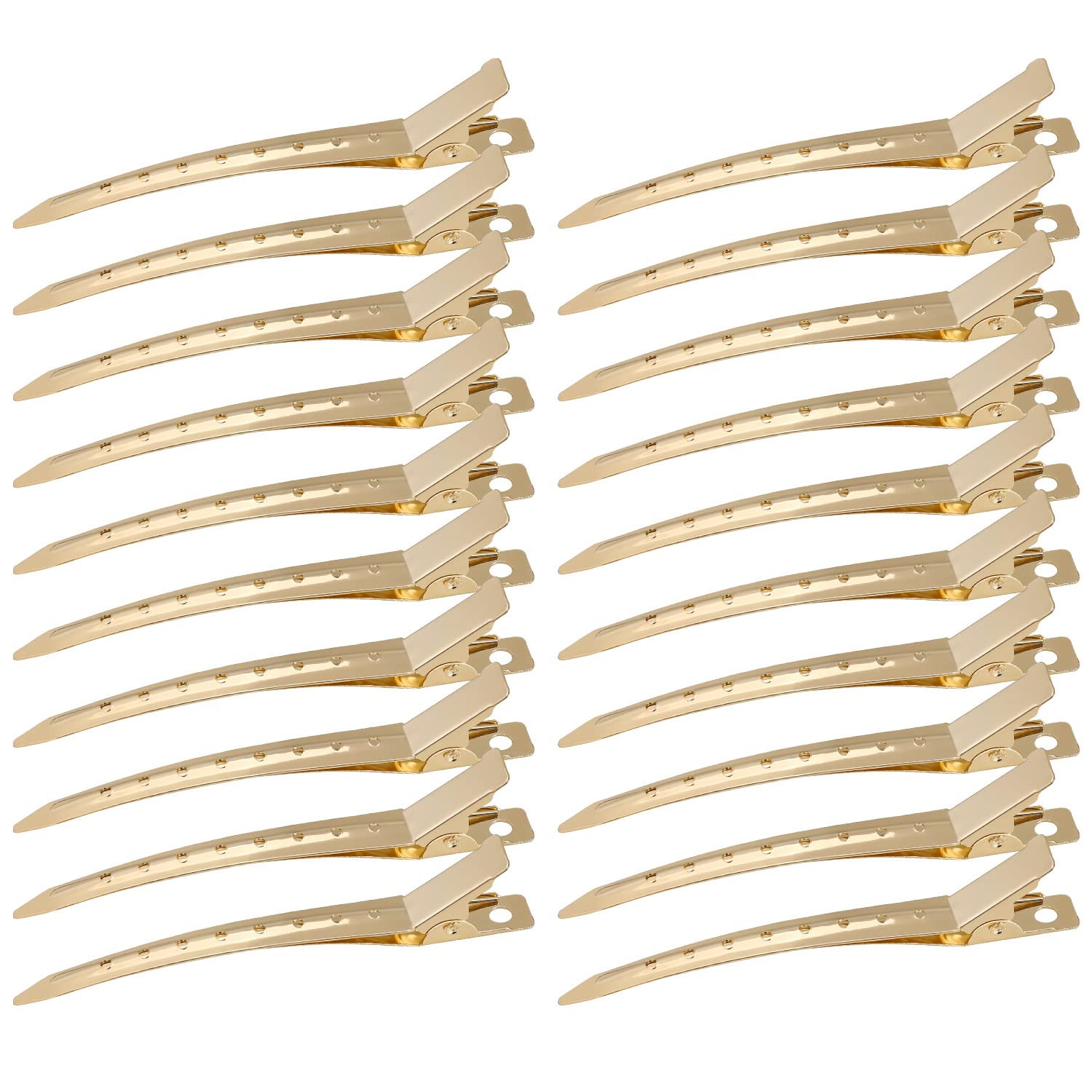 Korintin Hair Clips Women 24 pcs, Pin Curl Clips, Crocodile Cips Hair, No-Trace Sectioning Hair Clips, for Salon and Home Hair Cutting Clips for Hairdresser, Women, Men (3.50 Inch) — image 1