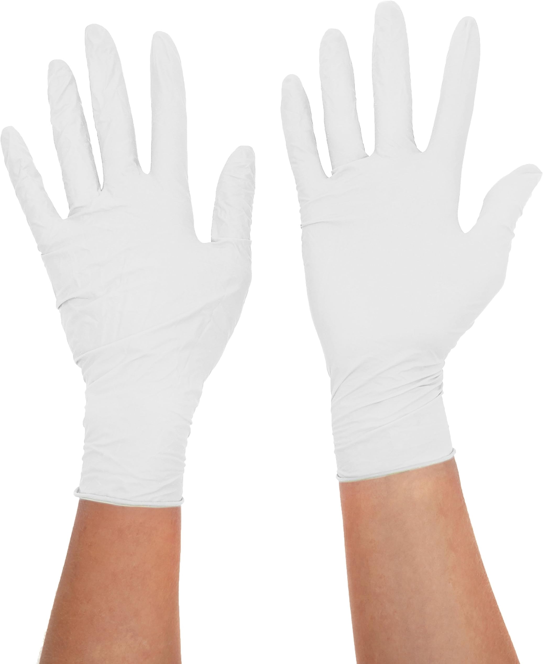 Handsafe GN52 Powdered Clear Vinyl Disposable Examination Gloves - Pack of 100 (Medium)