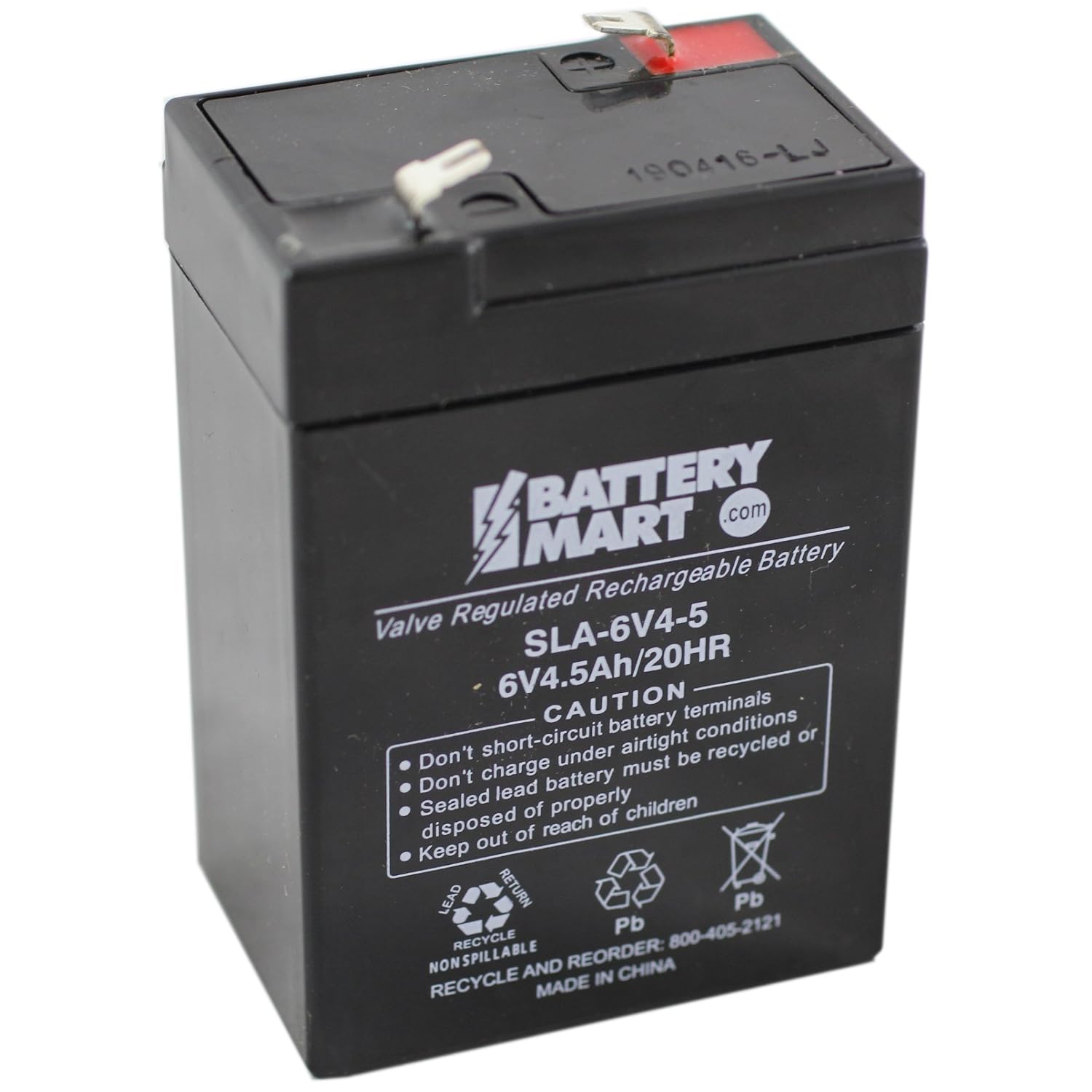 Compatible RBC1 Single 6 Volt 4 5 Ah Sealed Lead Acid UB645 PS 640 compatible-rbc1-single-6-volt-4-5-ah-sealed-lead-acid-ub645-ps-640