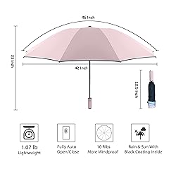 BAODINI Inverted UV Protection Umbrella for Rain