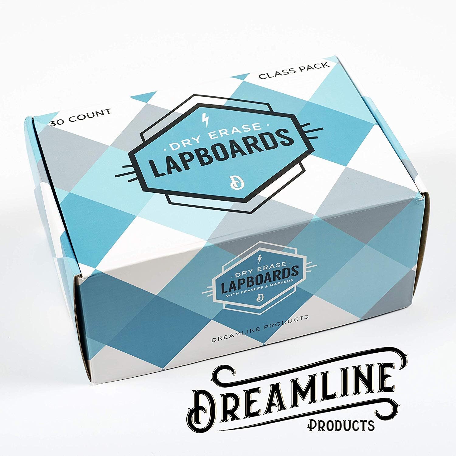 Dry Erase Boards [30pc Double Sided] Lapboards with ClearWipe Coating! Small White Boards - 9" x 12" Mini White Boards for Students, Classroom Teacher Supplies : Office Products