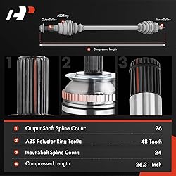 A-Premium CV Axle Shaft Assembly Compatible with