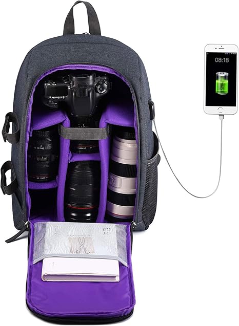 Selighting Sac A Dos Appareil Photo Reflex Sac Photo Impermeable