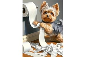 CEOVR Dog Diamond Painting Kits for Adults, 5D Full Drill Puppy Diamond Art Dots Crystal Peinture Diamant Crafts for Adults, 