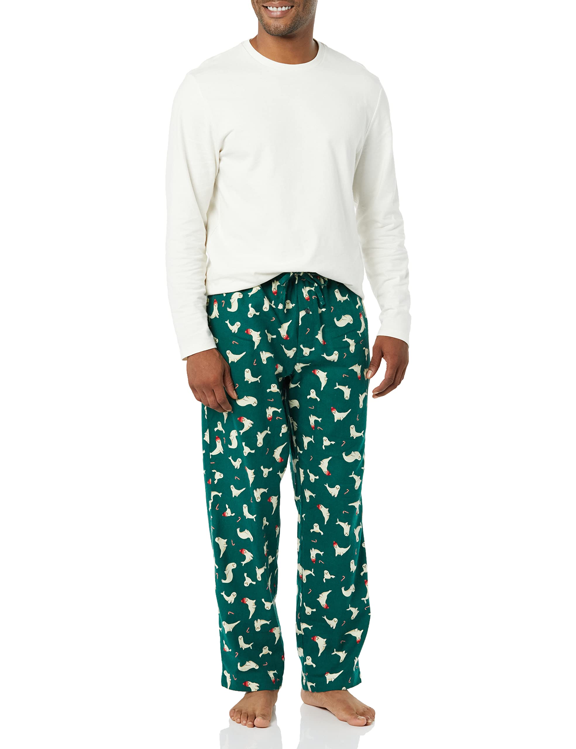 Amazon Essentials Men's Flannel Pajama
