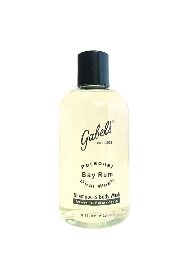 Amazon Com Gabel S Bay Rum Shampoo And Body Wash With Bay Oil 8oz Men Grooming Beauty