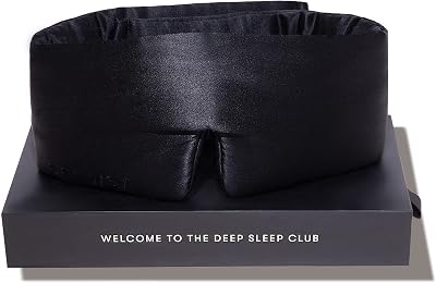 Drowsy Silk Sleep Mask Face-Hugging Padded Silk Cocoon Black Jade