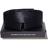 DROWSY Silk Sleep Mask. Face-Hugging, Padded Silk Cocoon for Luxury Sleep in Total Darkness. (Black Jade)