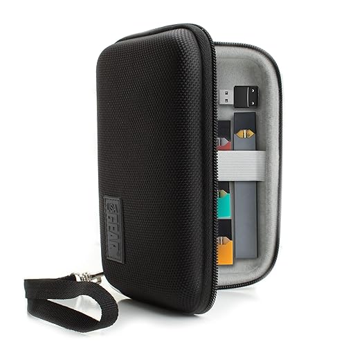 USA Gear Vape Case for Pen, Rechargeable Battery, Juice, Charger, Vape Mods,  and more - Pen Holder with Wrist Strap, Protective Exterior, Interior  Elastic Strap, Case Only