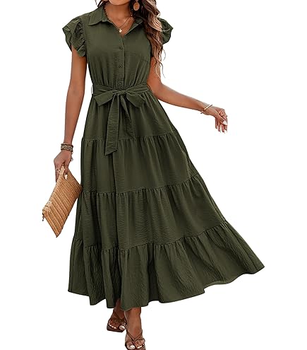 tie neck ruched bust tiered dress Women's Halter Neck Tassel Tie Maxi Dress Ruched Bust Tiered Flowy Bohemian Summer Dress
