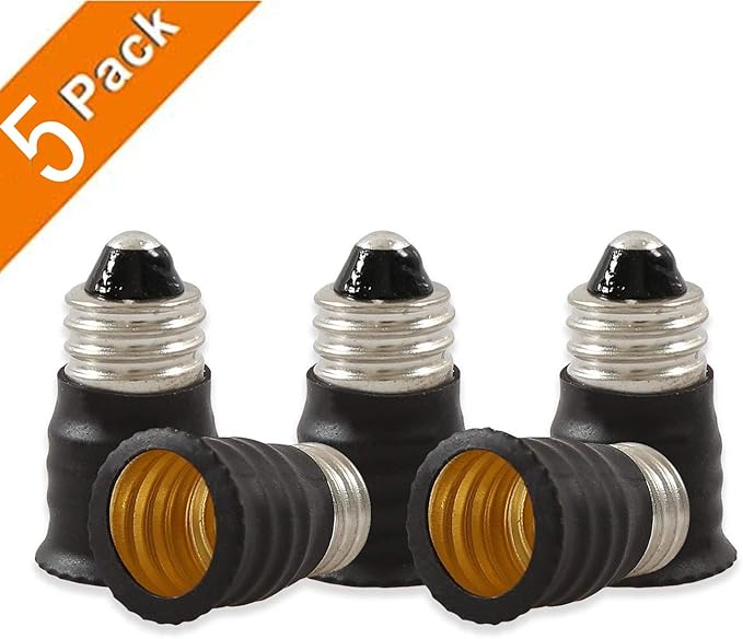 Electop E11 to E12 LED Bulb Base Adapter Converter Light Socket Lamp