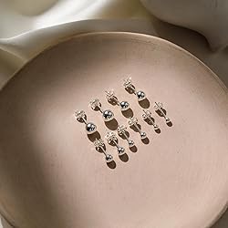 PRETOLE Sterling Silver Stud Earrings, Sterling