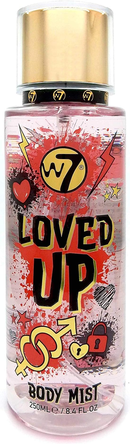 W7 Loved Up Body Mist Fragrance Spray for Skin - 100ml