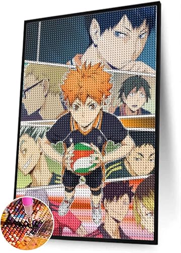 Amazon ハイキュー ダイヤモンドアート 絵画キット 刺繍キット 初心者向け 描画ツールキット ダイアモンドビーズ絵画 塗装キットdiy アートワーク 家の壁の装飾工芸品ギフト絵画 ホームの装飾 刺しゅうキット 通販