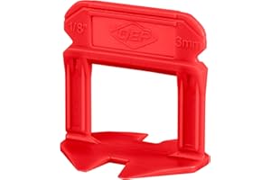 QEP Xtreme Tile Leveling System, Part A, Clips for 1/8" Grout (100 pack), Red