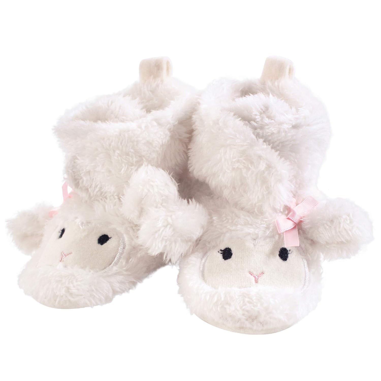 Hudson Baby Unisex Baby Cozy Fleece Booties with Non Skid Bottom