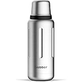 Bobber - 34 oz Vacuum Insulated Stainless Steel Water Bottle with Cup Lid - Dishwasher Safe - Keeps Drinks Hot for 48 Hours and Cold for 72 Hours - Double Walled Thermo Flask (Matte)