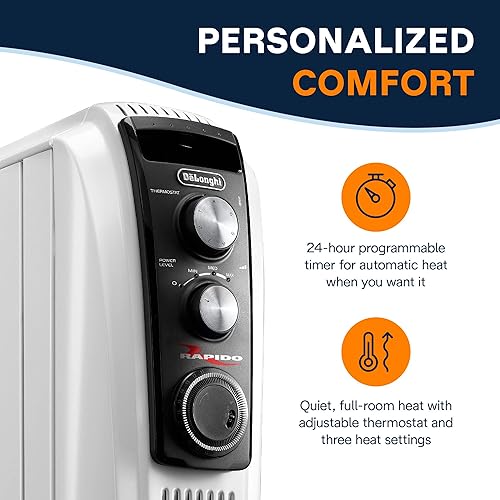 Space Heaters For Indoor Use 1500w Fin Portable Oil Filled