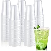 Lilymicky 260 Pack 16 oz Clear Plastic Cups, Cold Disposable Plastic Drinking Cups for Parties, Picnic, BBQ, Travel, and Events