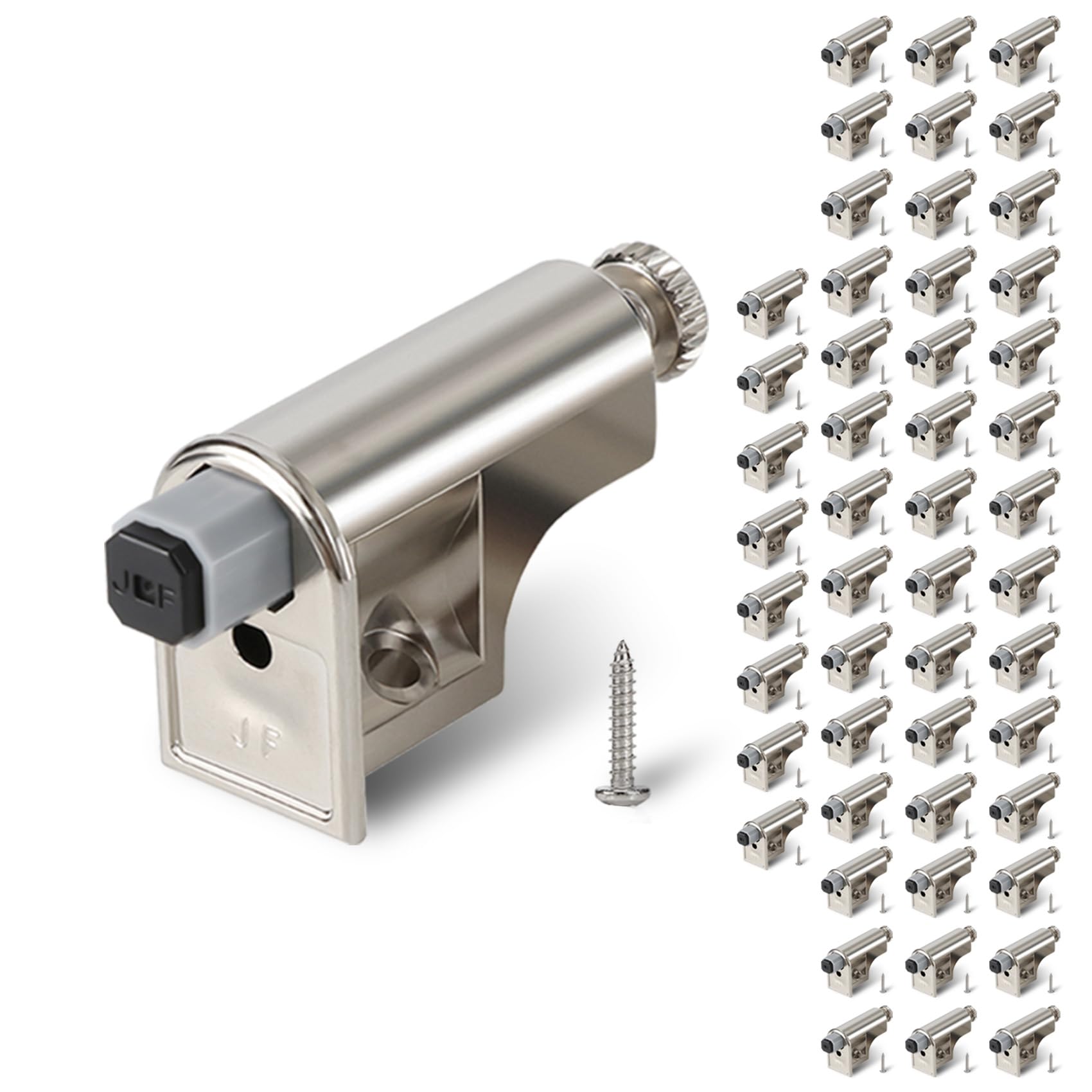 Photo 1 of 50 Pcs Soft Close Cabinet Door Damper, Universal Soft Close Door Dampers for Cabinet Doors/Wardrobe/Kitchen/Bookcases, Hydraulic Cabinet Buffer Damper, Silent door closing, with self-Closing Mechanism