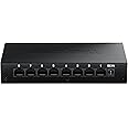 TRENDnet 8-Port 2.5G Switch, TEG-S381, 8 x 2.5G RJ45 Ports, 40Gps, NDAA + TAA Compliant, Ethernet Splitter