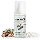 Clean Age - Aluminum Free Deodorant & Body Spray for Whole Body - Cedar 4oz - Clean Deodorant and Body Spray for Teen Boys and Girls - With AHA Fights Body Acne-Formula Specific Body Spray for Teens