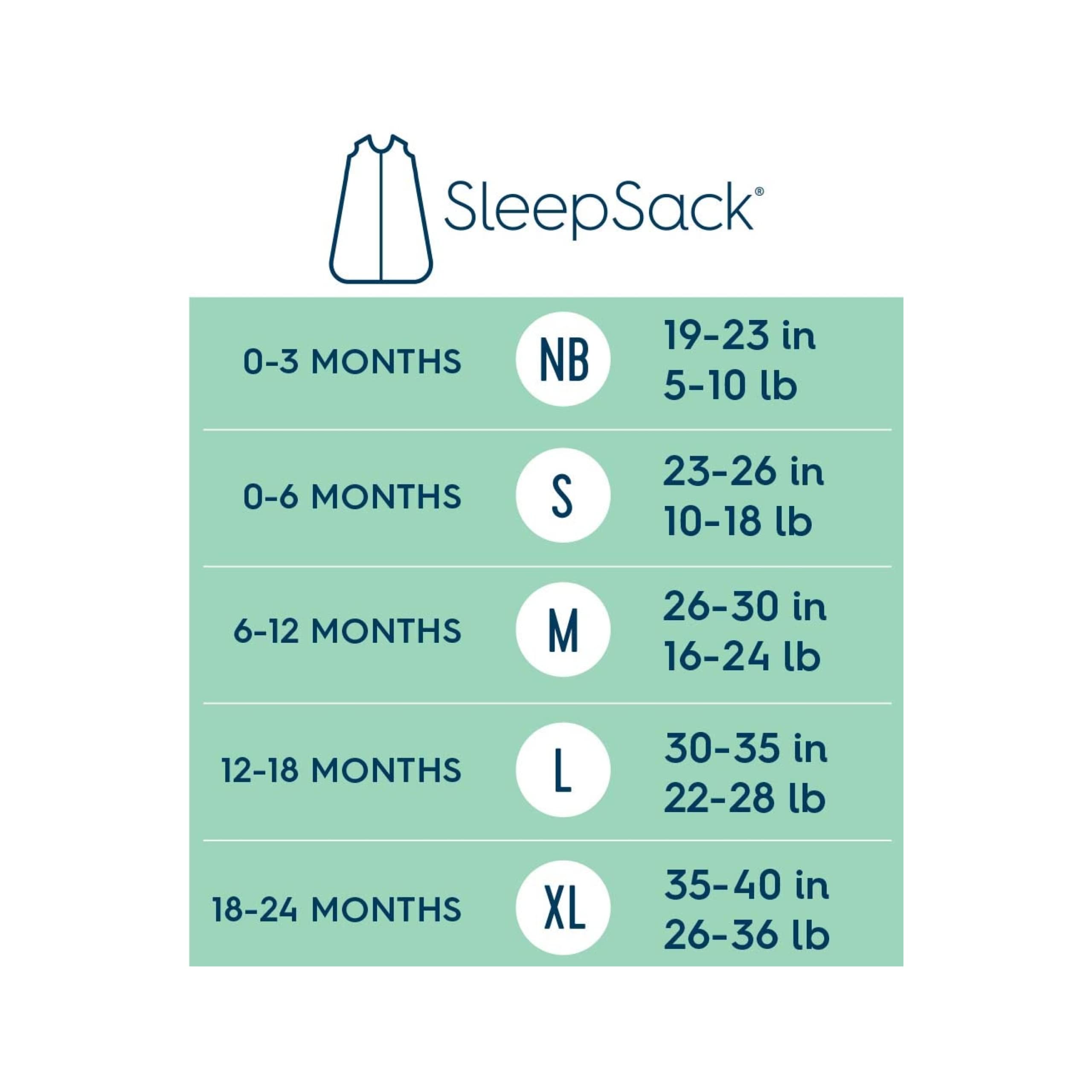 HALO Sleepsack, 100% Cotton Wearable Blanket, Swaddle Transition Sleeping Bag, TOG 0.5, Squares and Triangles, Grey, Medium