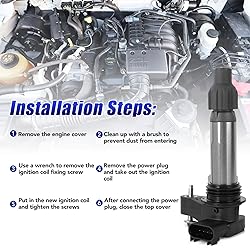 Set of 6 Ignition Coil Pack and Spark Plugs for GMC
