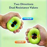 FitBeast Grip Strength Trainer 9-Piece Kit Orange Forearm Hand Exerciser view 2