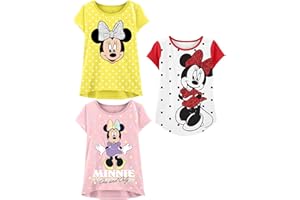 Disney Minnie Mouse T-Shirt (Sets) Daisy Duck Graphic Outfit Tee Infant Little Baby Toddlers Birthday to Girls Clothes