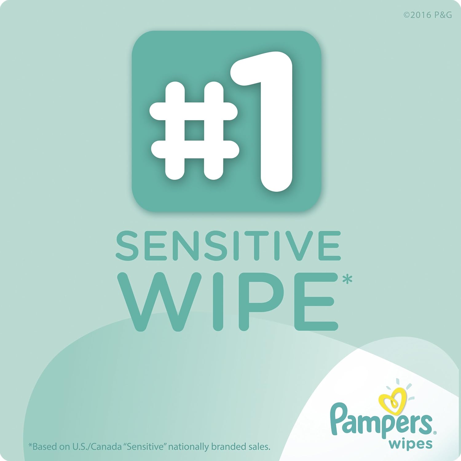Pampers Sensitive Water Baby Wipes 7X Refill Packs, 448 Count