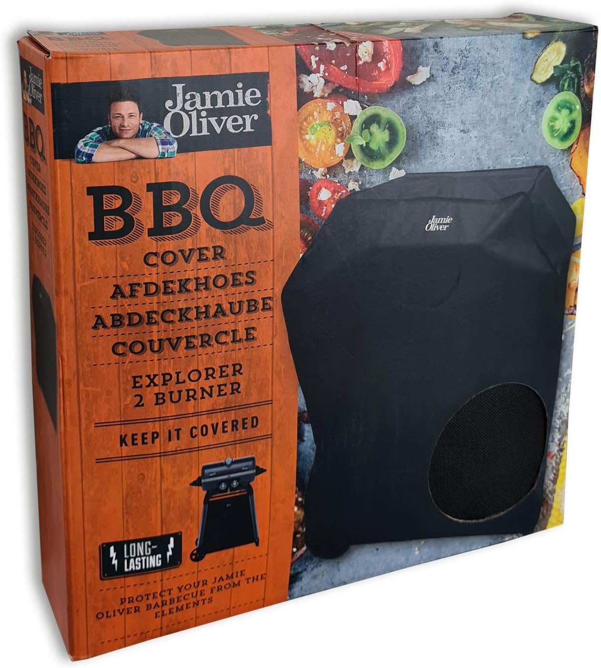 Jamie Oliver – Cover for Explorer 5500 Gas BBQ/Grill – Black – BigaMart