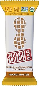 Perfect Bar Gluten-Free Peanut Butter Refrigerated Protein Bar, Organic, 2.5 oz
