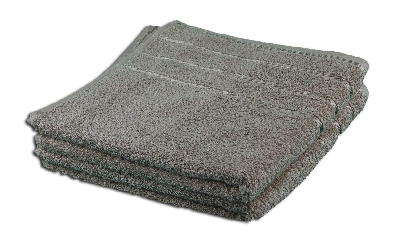 Gözze - Set of 4 Hand Towels, Berlin, 100% Cotton, 50 x 100 cm - Taupe