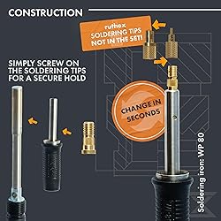 ruthex 2x Soldering Tips adapter for Weller series